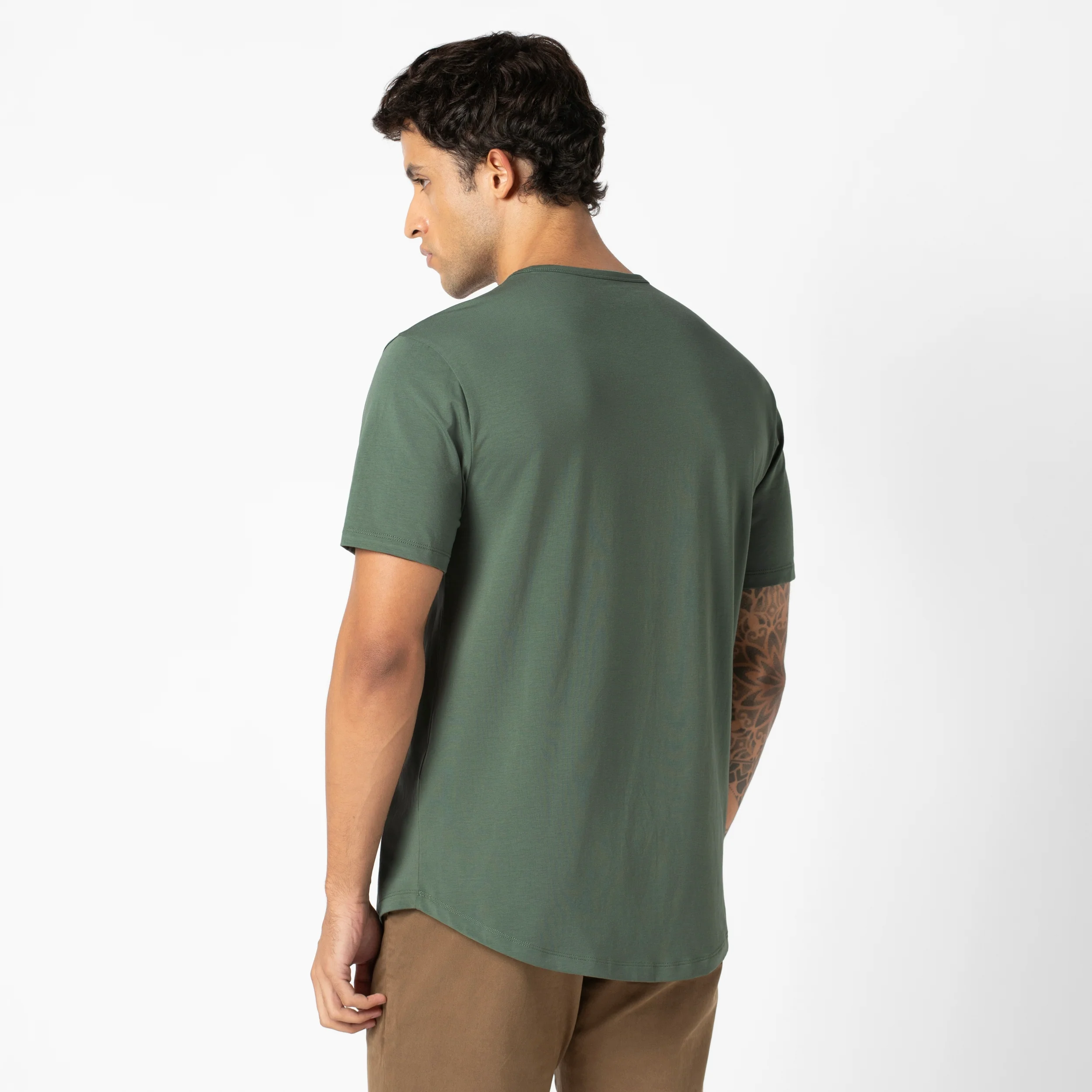 Supima Curved Tee - Image 10