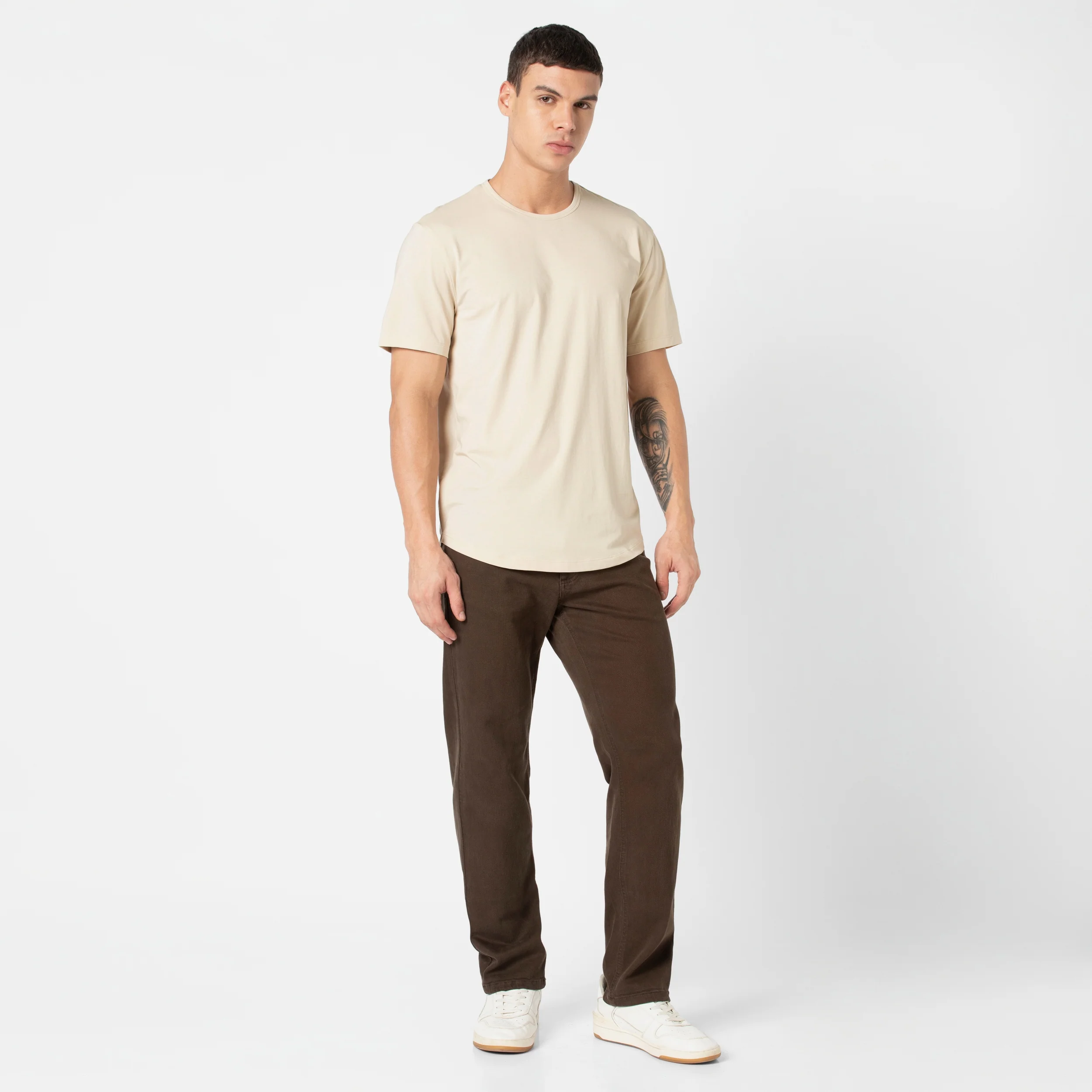 Supima Curved Tee - Image 19