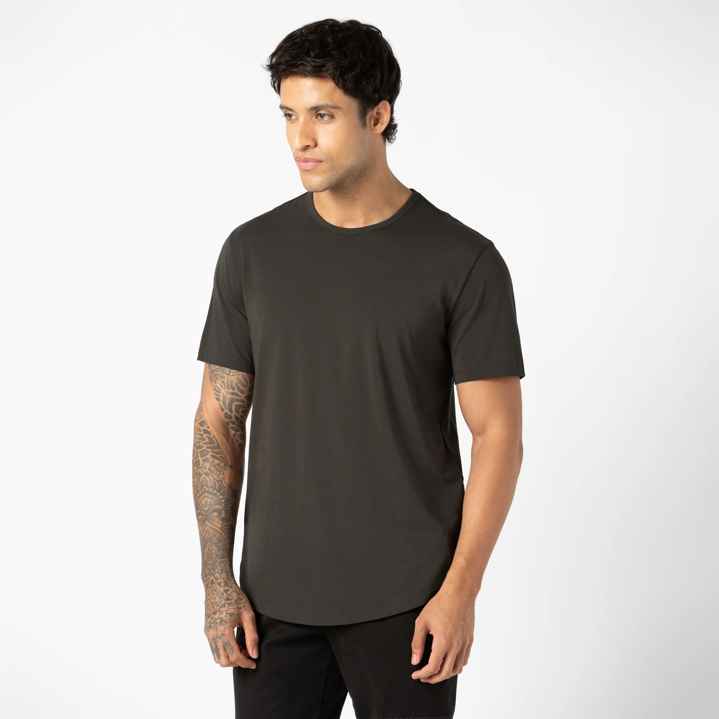 Supima Curved Tee - Image 25