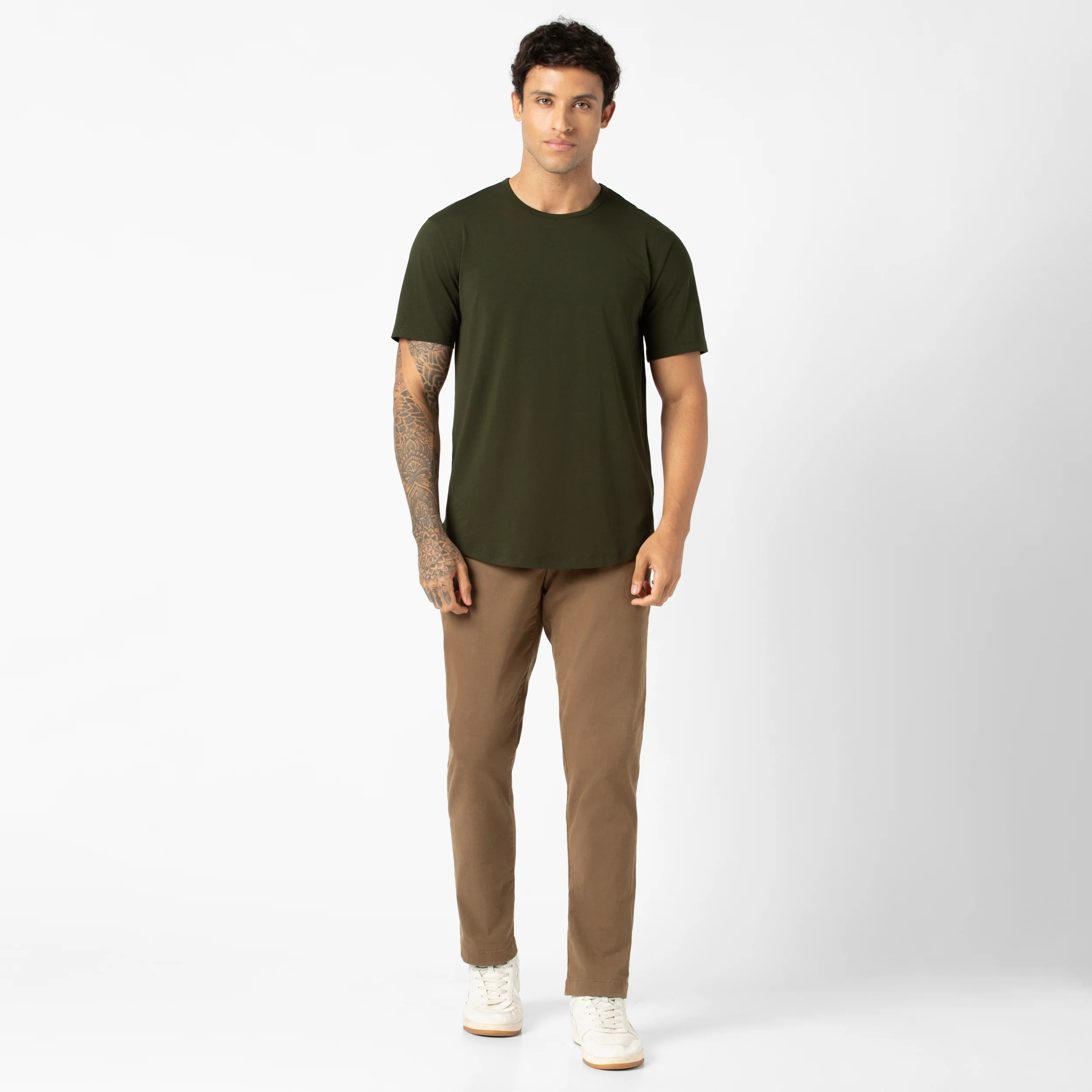 Supima Curved Tee - Image 41