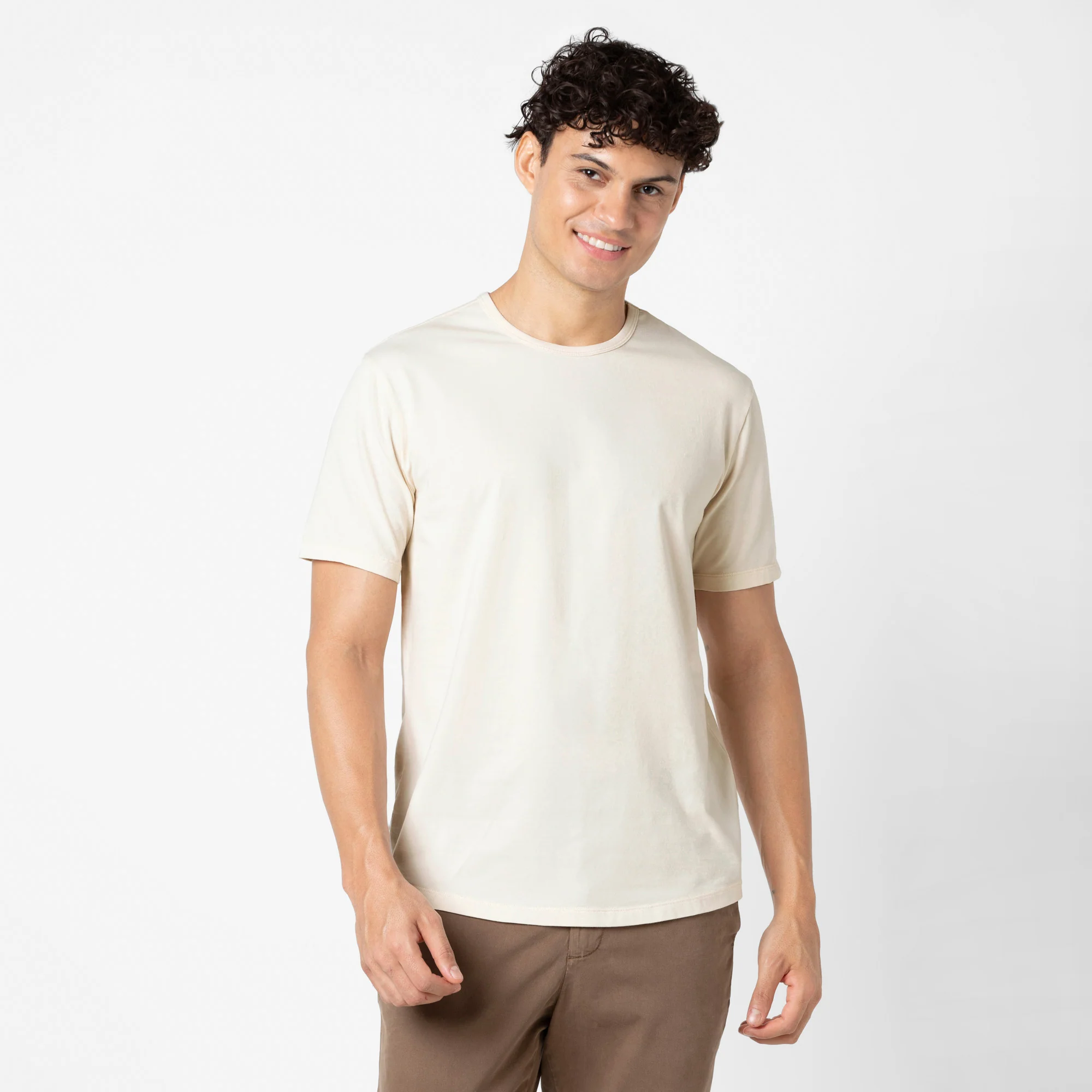 Supima Curved Tee - Image 46