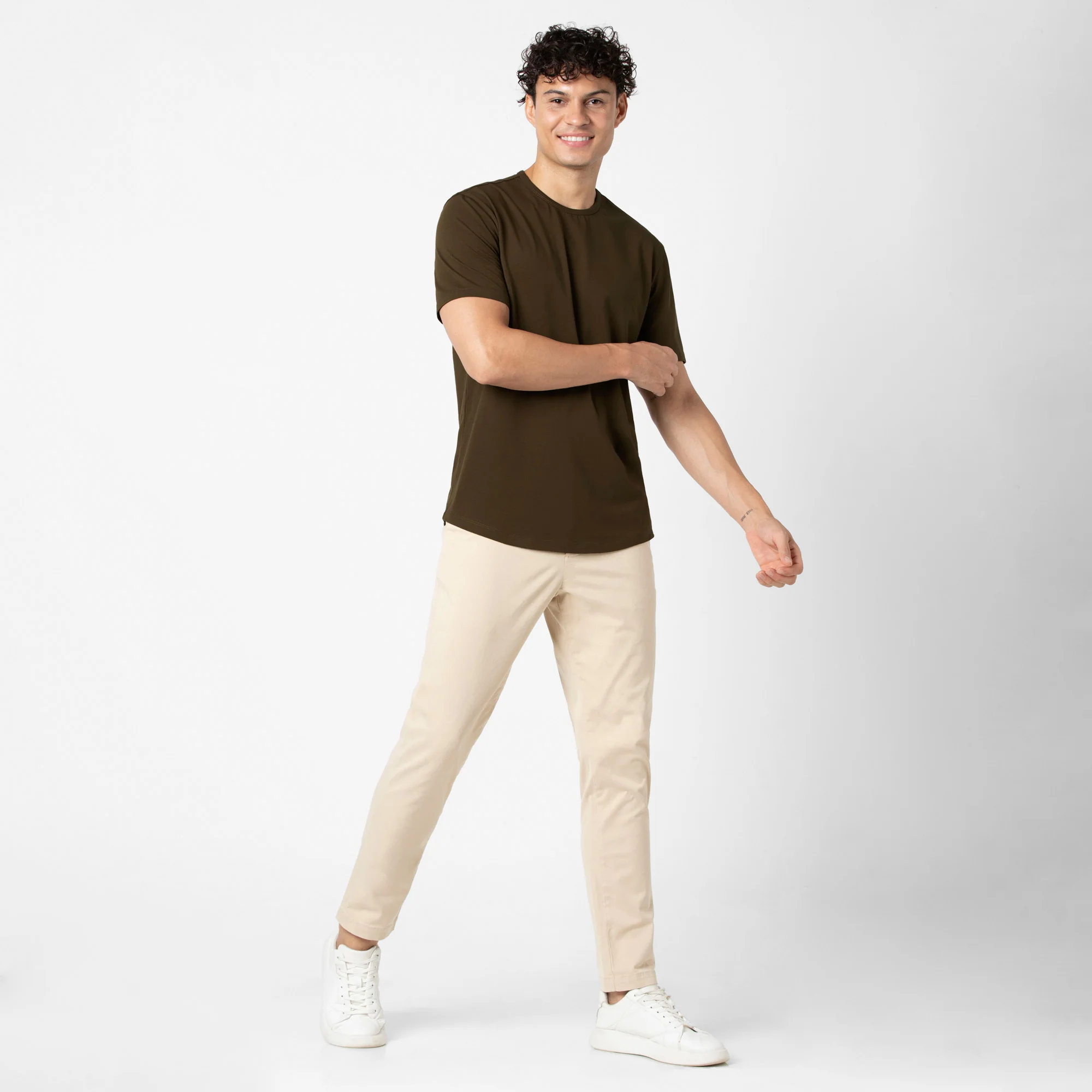 Supima Curved Tee - Image 77