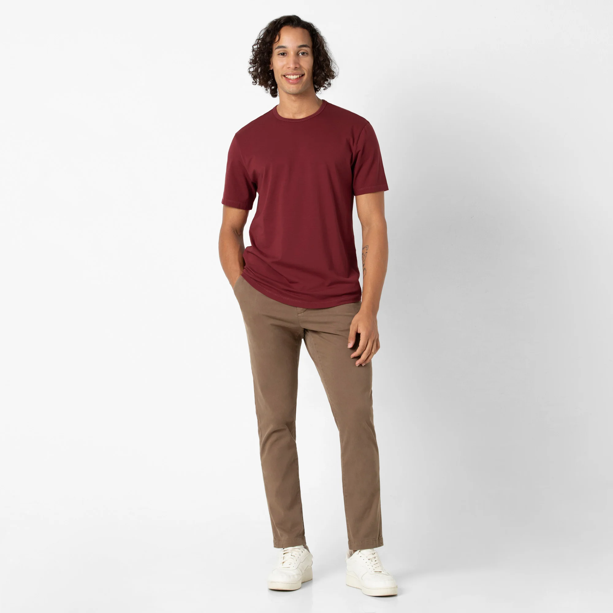 Supima Curved Tee - Image 85