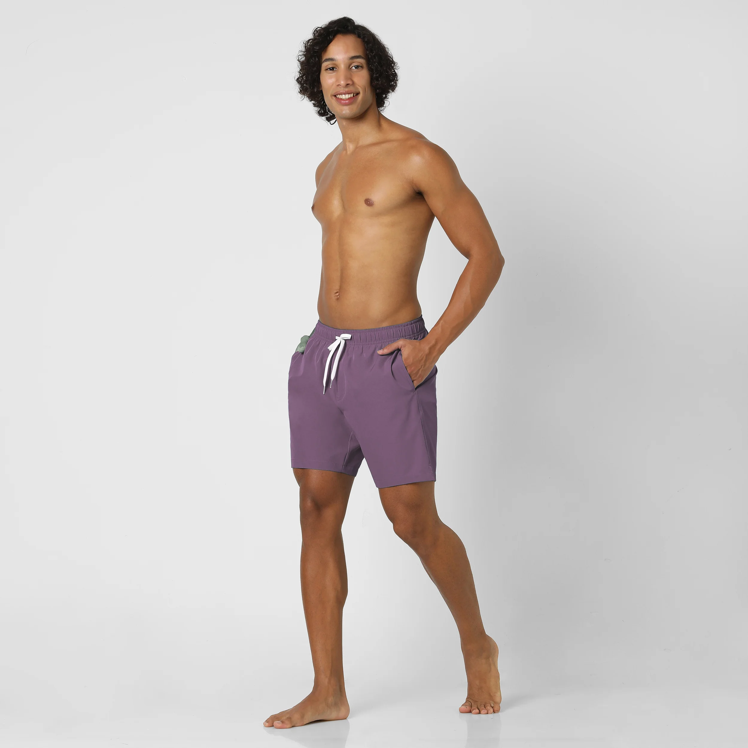 Stretch Swim Trunk Solid - Image 64
